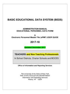 BASIC EDUCATIONAL DATA SYSTEM (BEDS)
