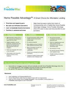 Home Possible Advantage - Freddie Mac Home