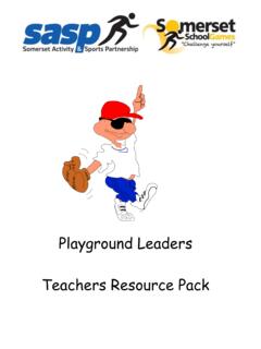 Playground Leaders Teachers Resource Pack