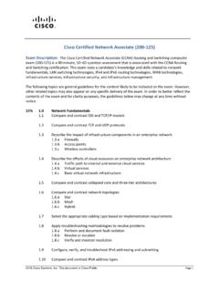 Cisco Certified Network Associate (200-125)