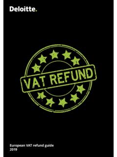 European VAT refund guide 2019 - Deloitte