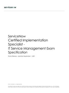 ServiceNow Certified Implementation Specialist - IT ...