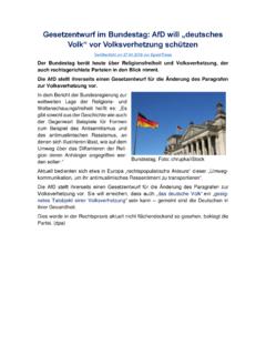 Gesetzentwurf im Bundestag: AfD will „deutsches …