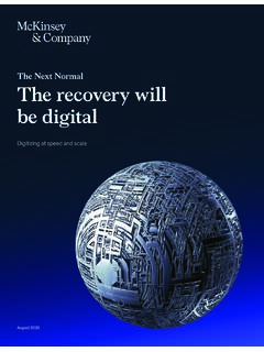 The Next Normal The recovery will be digital
