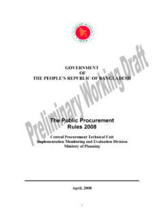 The Public Procurement Rules 2008 - BTCL