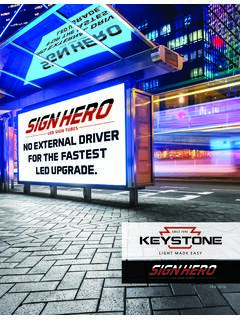 Keystone’s LED Sign Tubes: The Fastest LED Installation
