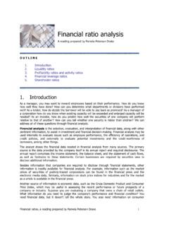 Financial ratio analysis - educ.jmu.edu