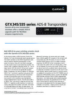 GTX 345/335 series ADS-B Transponders - …