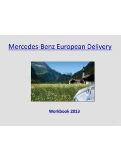 Mercedes-Benz European Delivery