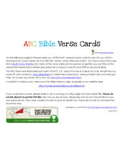 ABC Bible Verse Cards