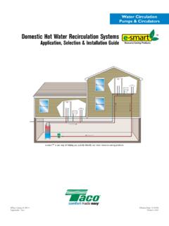 Domestic Hot Water Recirculation Systems - …