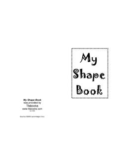 My Shape Book - tlsbooks.com