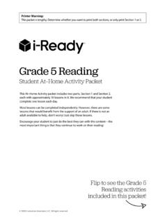Grade 5 Reading - Indianapolis Public Schools