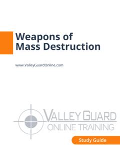 Weapons of Mass Destruction - Online Guard Card …