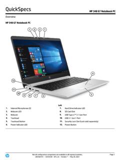 HP 348 G7 Notebook PC