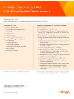 Critical Illness/Specified Disease Insurance