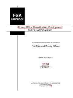 County Office Classification, Employment, and Pay ...