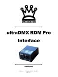 ultraDMX RDM Pro Interface - DMXking