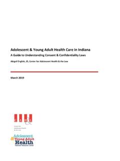 Adolescent &amp; Young Adult Health Care in Indiana - NAHIC