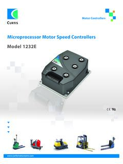 Microprocessor Motor Speed Controllers Model 1232E