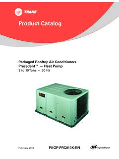 Packaged Rooftop Air Conditioners Precedent - Heat Pump …