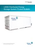 L2000 Distributed Energy Storage System Product …