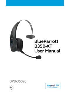BlueParrott B350-XT User Manual - Jabra