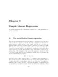 Chapter 9 Simple Linear Regression