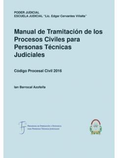 Manual de Tramitaci&#243;n de los Procesos Civiles para ...