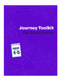 Junior Journey Toolkit - Girl Scouts