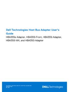 Dell Technologies Host Bus Adapter User's Guide