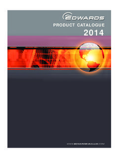 PRODUCT CATALOGUE 2014 - Vacuum and …