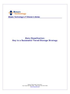 Data Classification: Key to a Successful Tiered Storage ...
