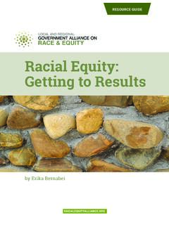 Racial Equity: Getting to Results - Government Alliance on ...