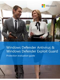 Windows Defender Antivirus &amp; Windows Defender Exploit …