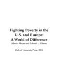 Fighting Poverty in the U.S. and Europe: A World of Difference