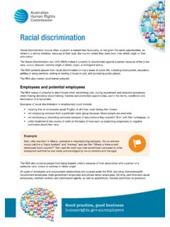 Racial discrimination - Australian Human Rights Commission