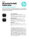 Data sheet HP LaserJet Pro M202 Printer series