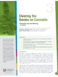 Clearing the Smoke on Cannabis - Canadian Centre …