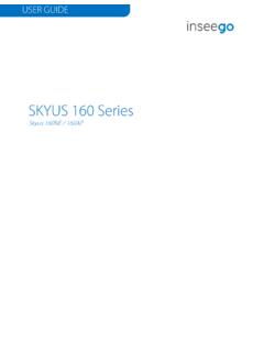 Skyus 160 Series User Guide - Inseego