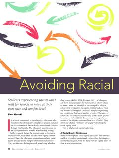 Avoiding Racial Equity Detours - EdChange