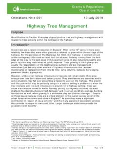 Highway Tree Management - GOV.UK