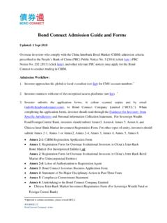 Bond Connect Admission Guide and Forms