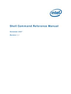 Shell Command Reference Manual - Inicio