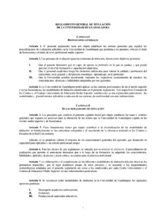 REGLAMENTO GENERAL DE TITULACI&#211;N DE LA …