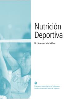Nutrici&#243;n Deportiva