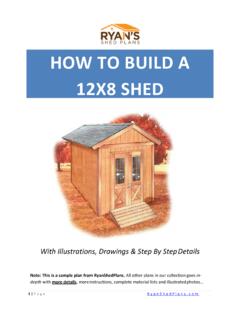 HOW TO BUILD A 12X8 SHED - 12,000 Shed Plans with ...