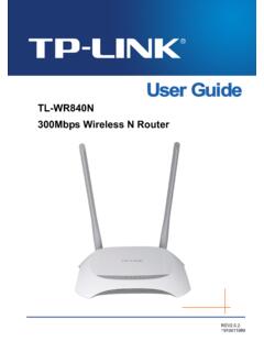 TL-WR840N 300Mbps Wireless N Router - TP-Link