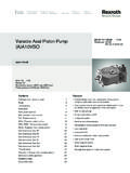 Variable Axial Piston Pump (A)A10VSO - SophTech …