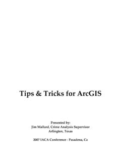 Tips Tricks for ArcGIS - IACA